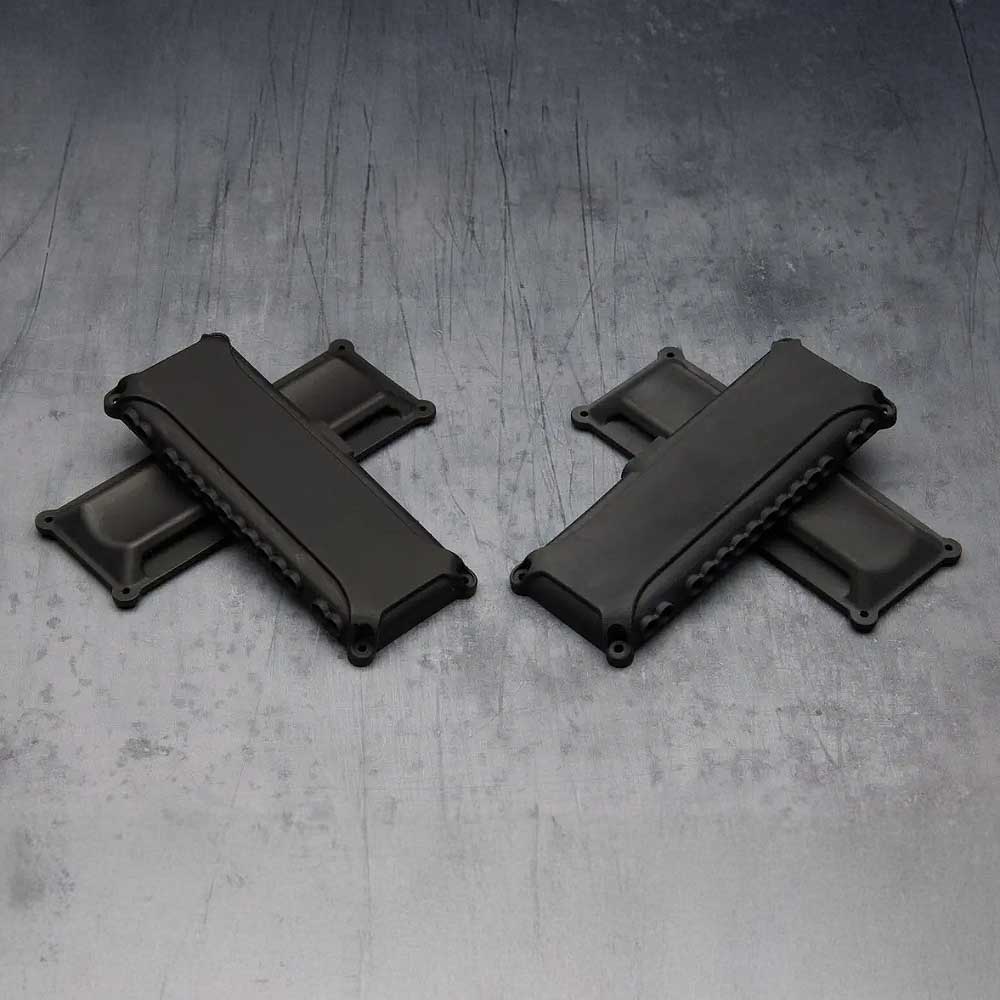 Prototype 3D printed with Formlabs Black Resin V5, providing a sleek, matte finish and exceptional detail, ideal for creating high-precision models and functional prototypes.